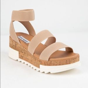 STEVE MADDEN Platform Sandals Bandi Blush